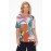 Tropical Half Sleeve Micro Modal Top